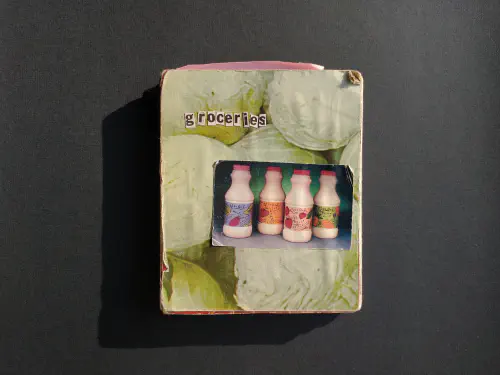 collaged and handbound book